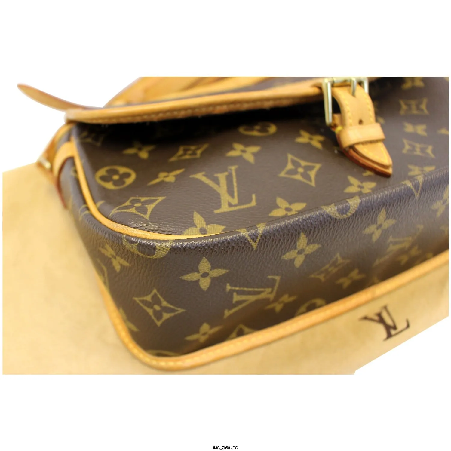 LOUIS VUITTON Sologne Monogram Canvas Shoulder Crossbody Bag