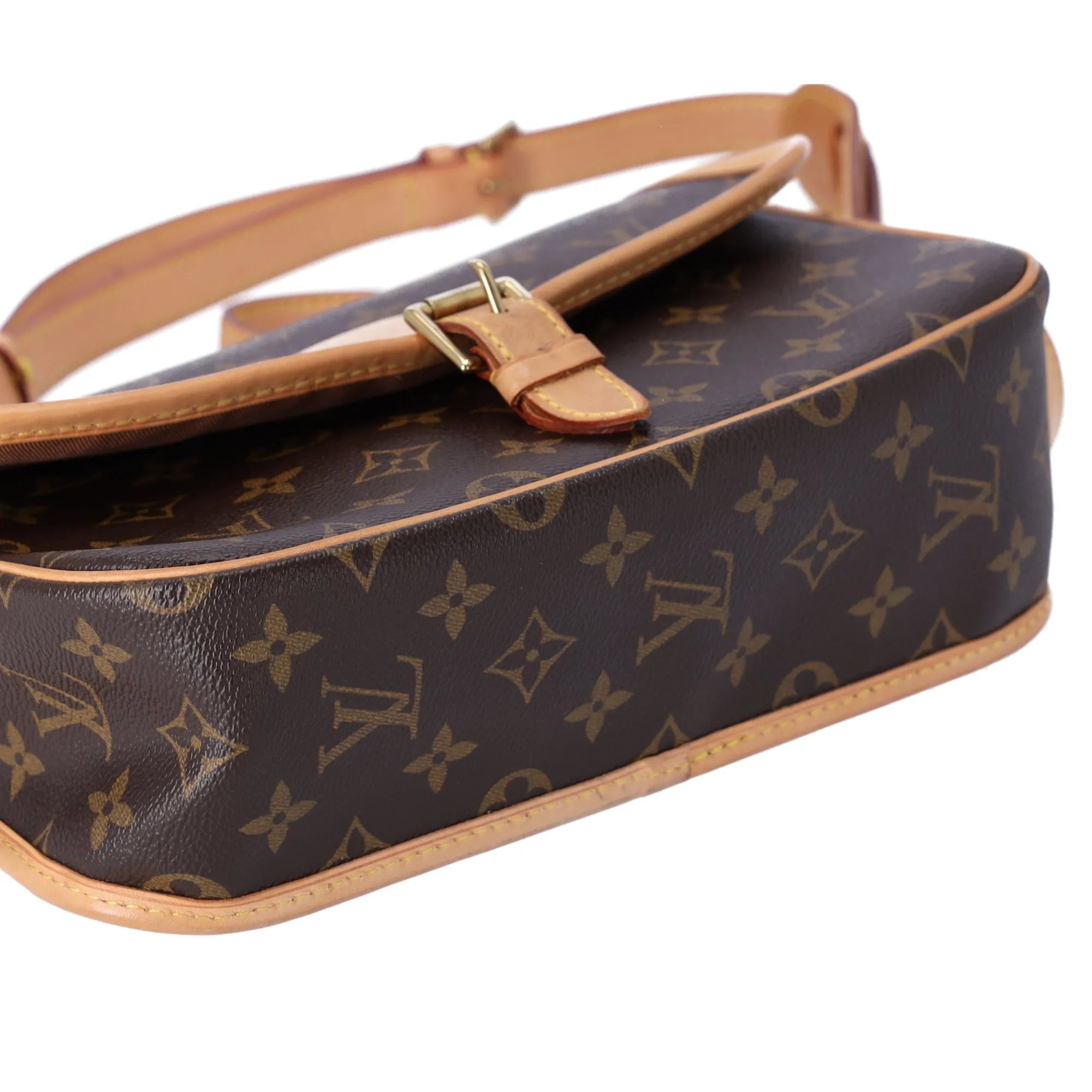 Louis Vuitton Sologne Monogram Shoulder Bag M42250 Brown