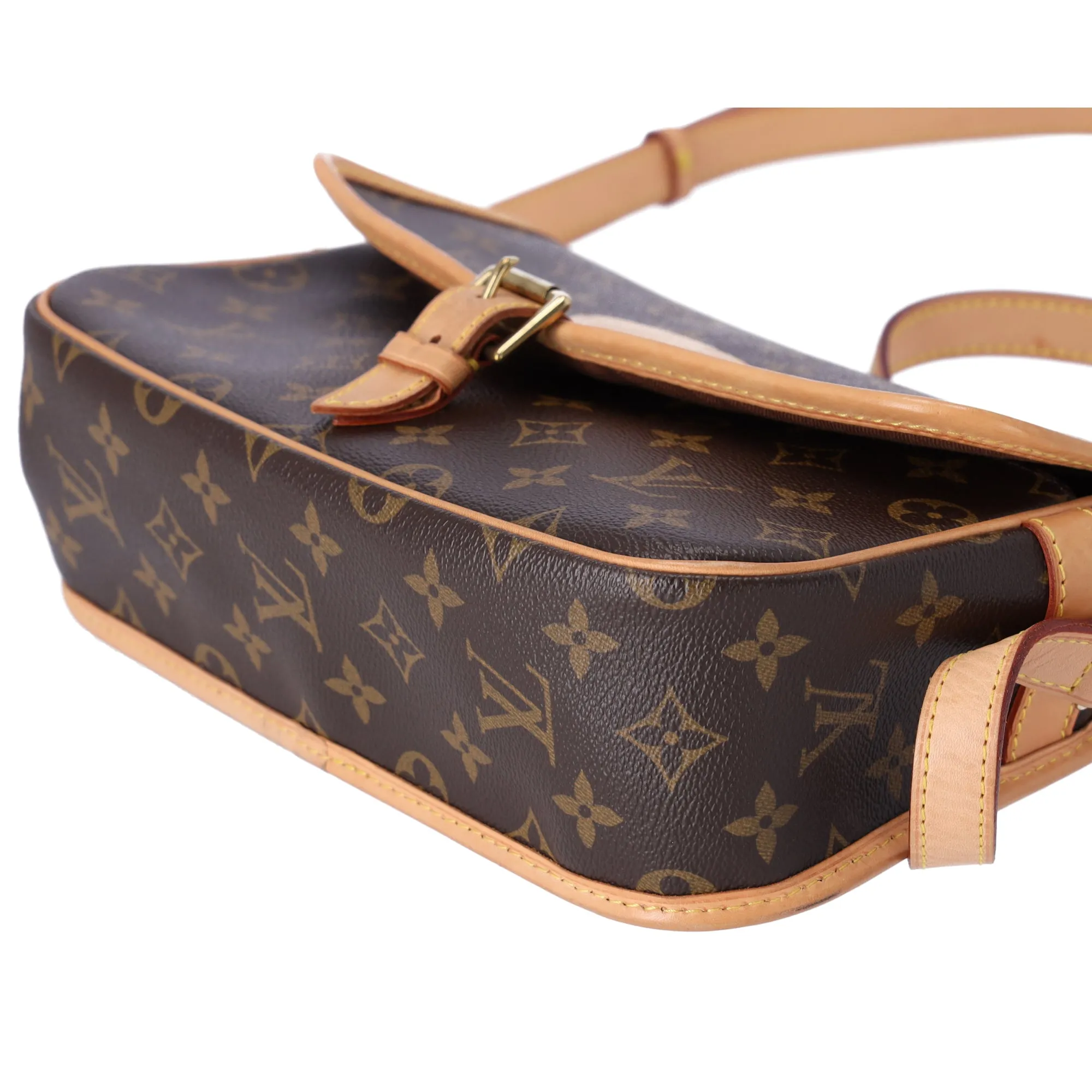 Louis Vuitton Sologne Monogram Shoulder Bag M42250 Brown