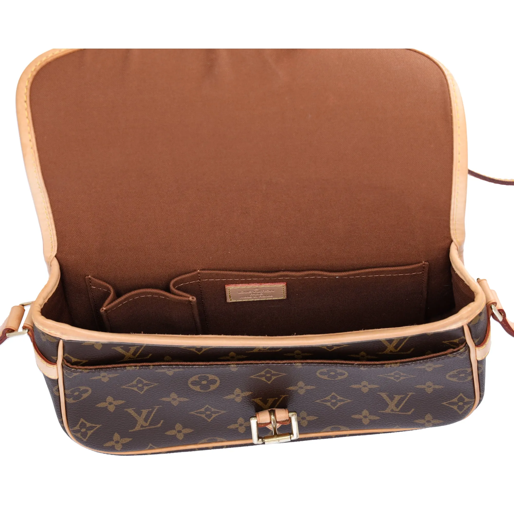 Louis Vuitton Sologne Monogram Shoulder Bag M42250 Brown