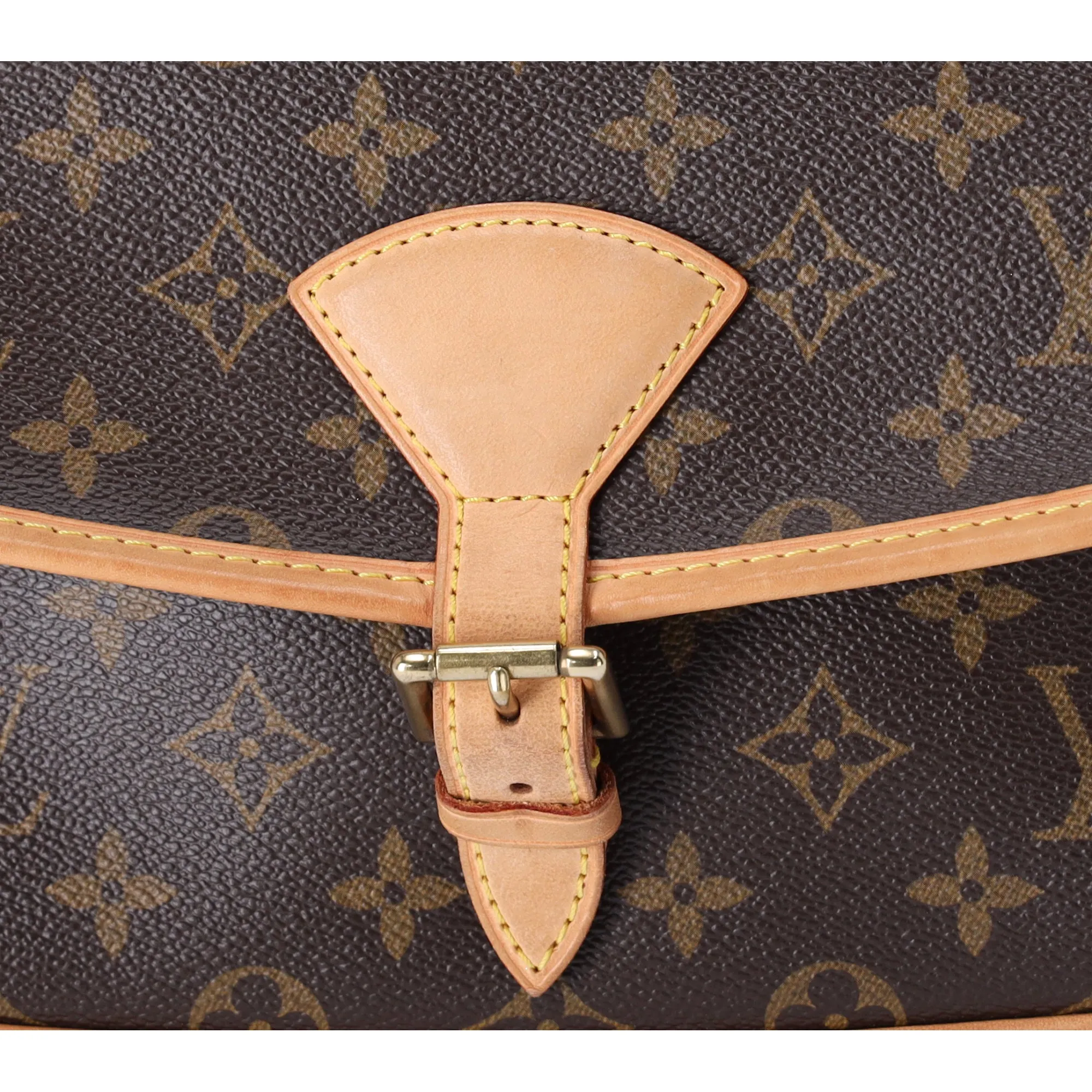 Louis Vuitton Sologne Monogram Shoulder Bag M42250 Brown