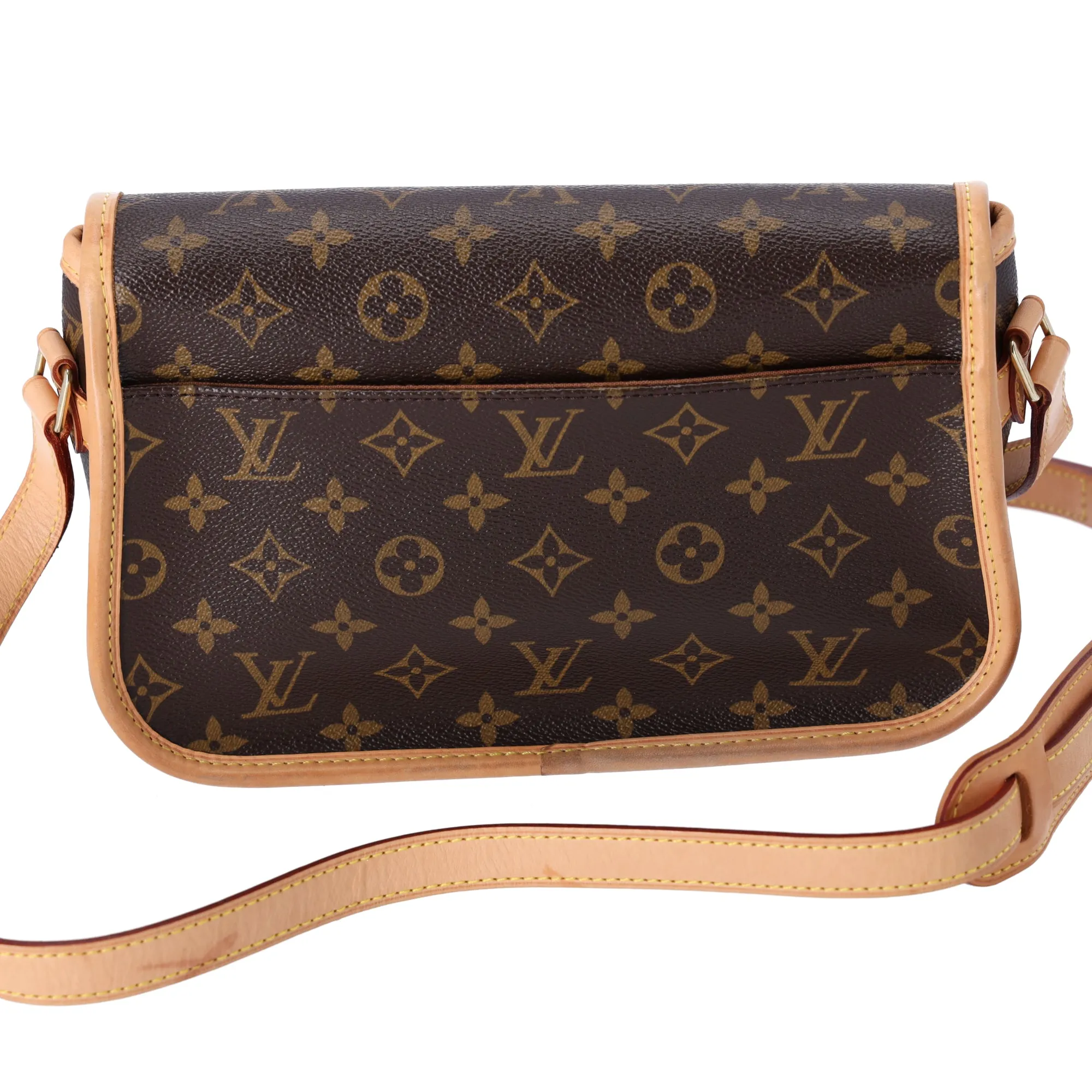 Louis Vuitton Sologne Monogram Shoulder Bag M42250 Brown