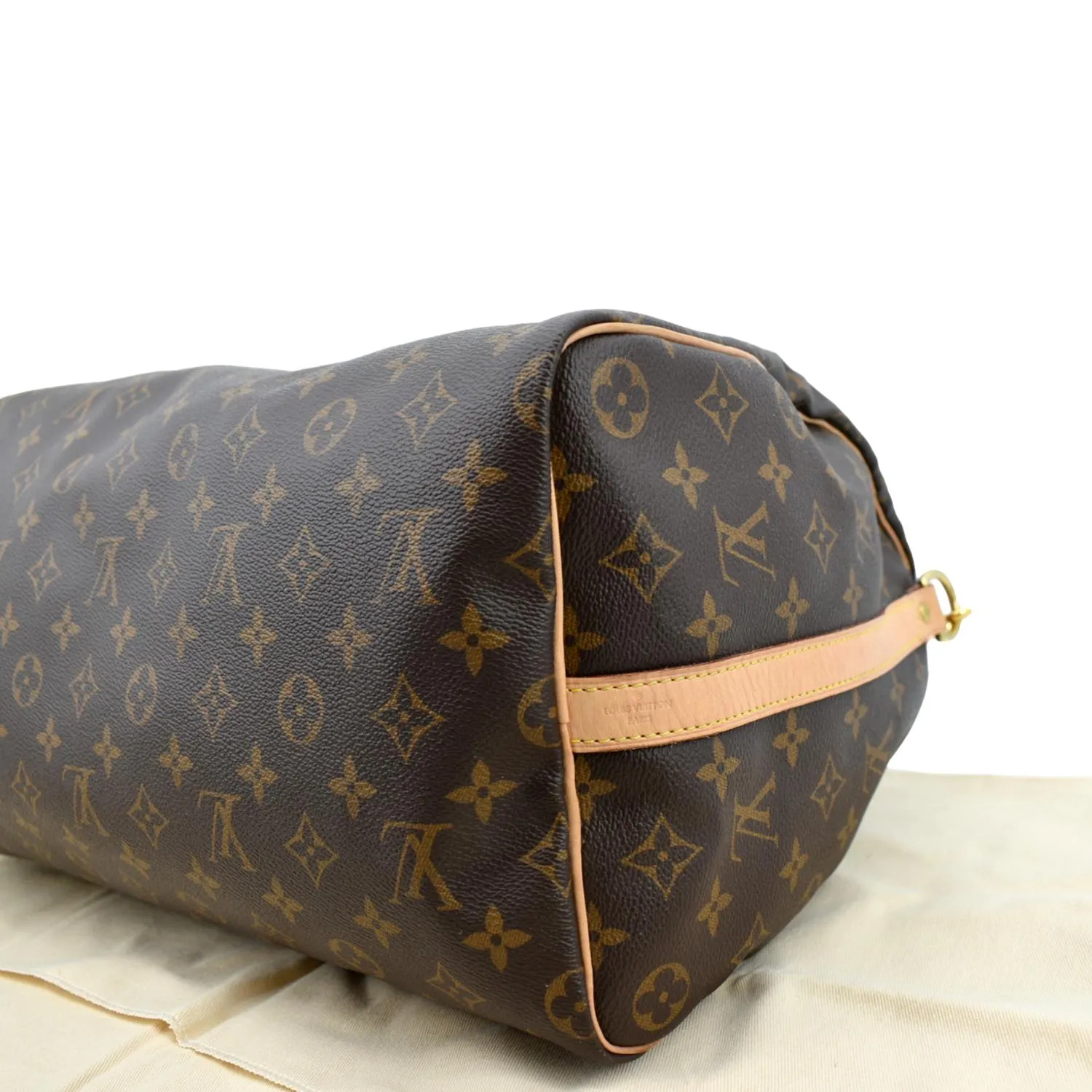 LOUIS VUITTON Speedy 40 Bandouliere Monogram Canvas Shoulder Bag Brown