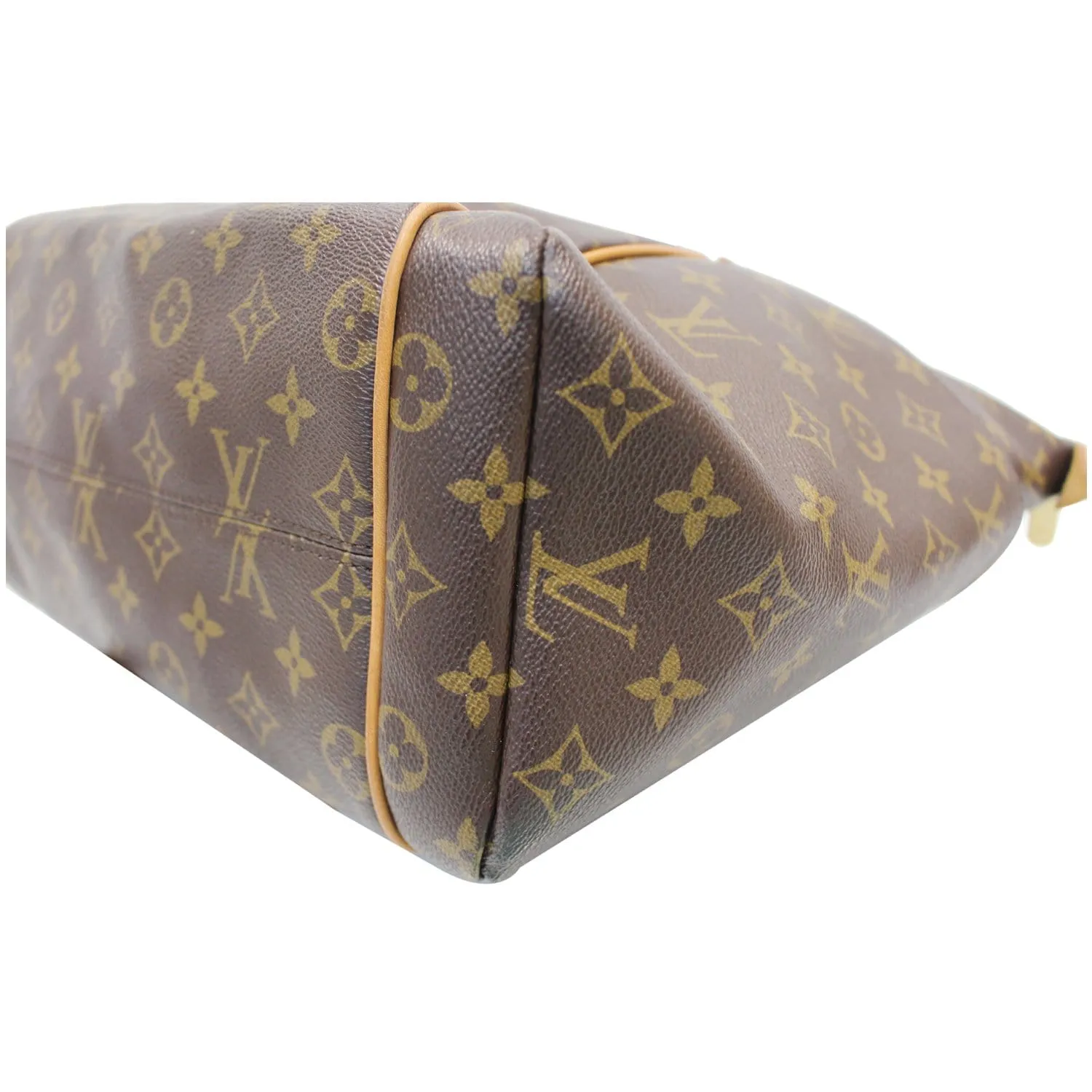 LOUIS VUITTON Totally MM Monogram Canvas Shoulder Bag Brown