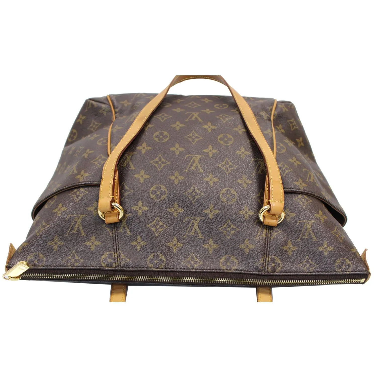 LOUIS VUITTON Totally MM Monogram Canvas Shoulder Bag Brown