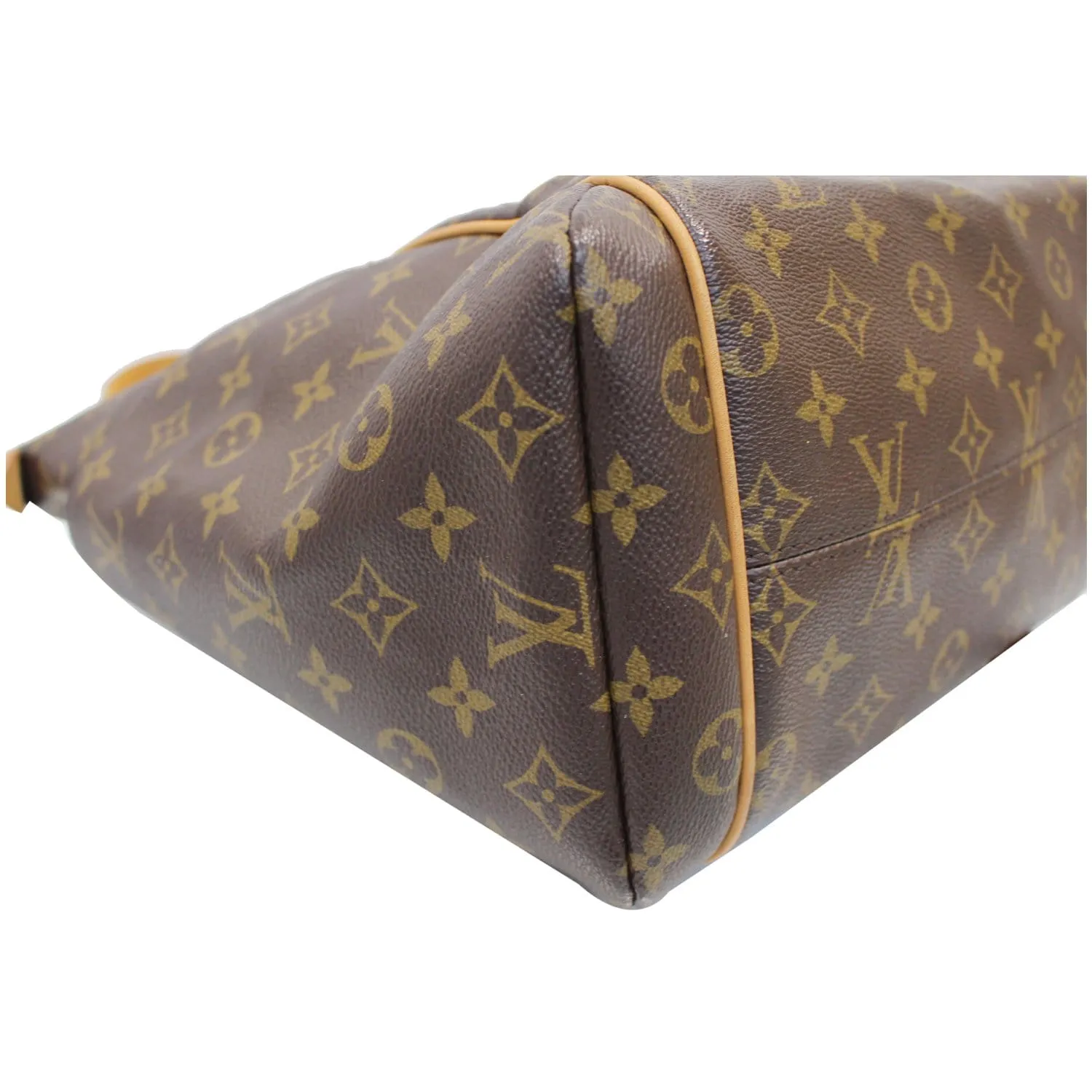 LOUIS VUITTON Totally MM Monogram Canvas Shoulder Bag Brown