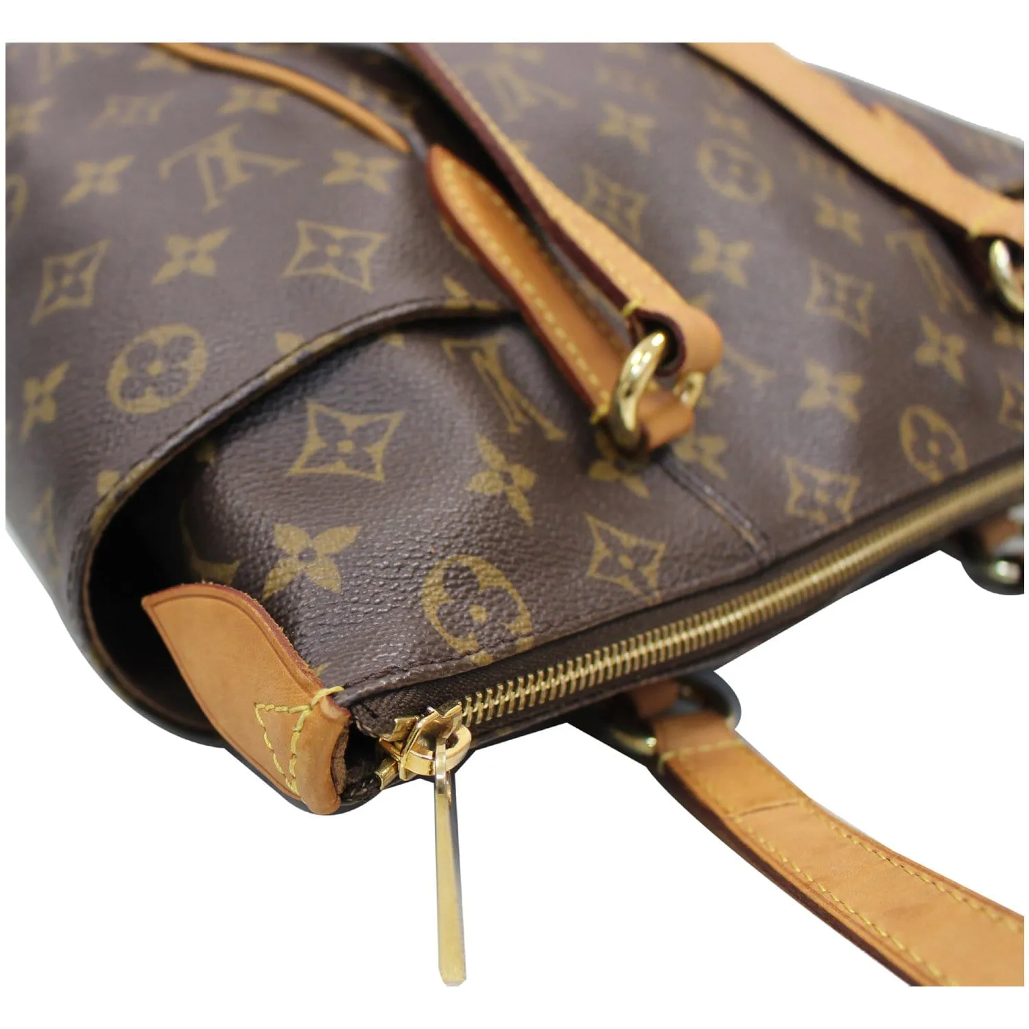 LOUIS VUITTON Totally PM Monogram Canvas Shoulder Bag Brown