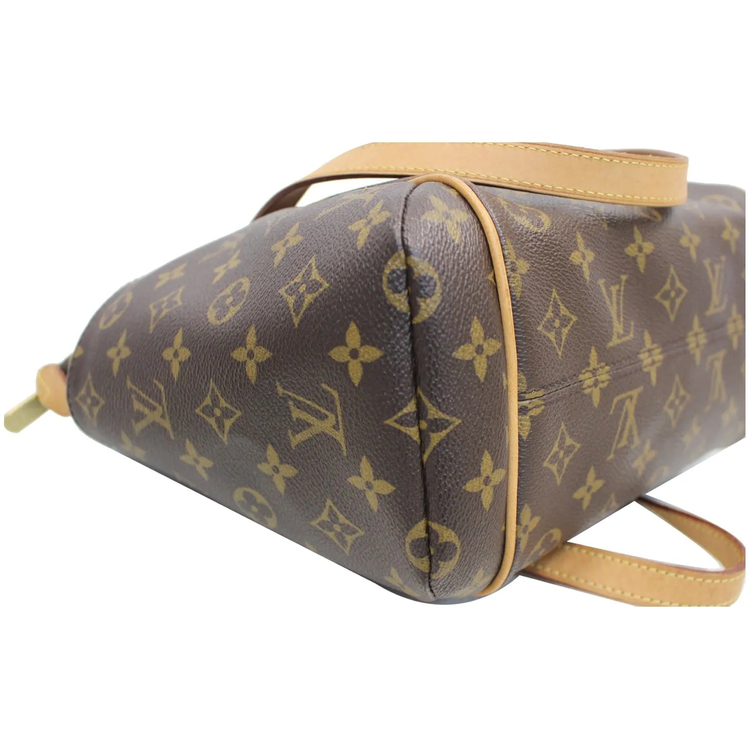 LOUIS VUITTON Totally PM Monogram Canvas Shoulder Bag Brown
