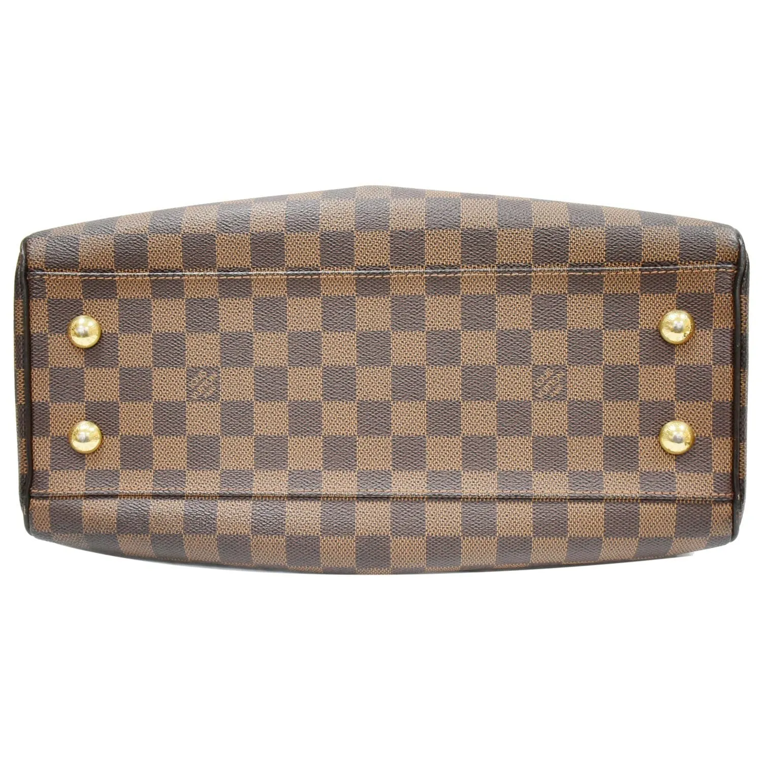 LOUIS VUITTON Trevi PM Damier Ebene Shoulder Bag Brown