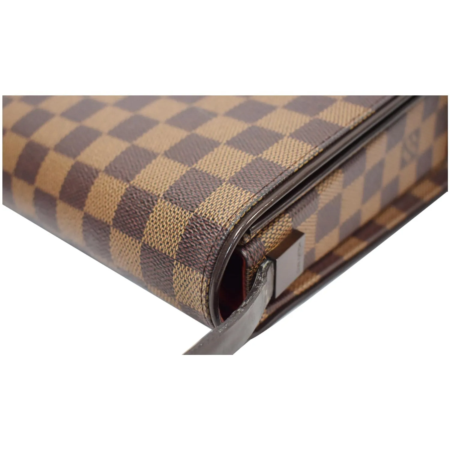LOUIS VUITTON Tribeca Mini Damier Ebene Shoulder Bag Brown