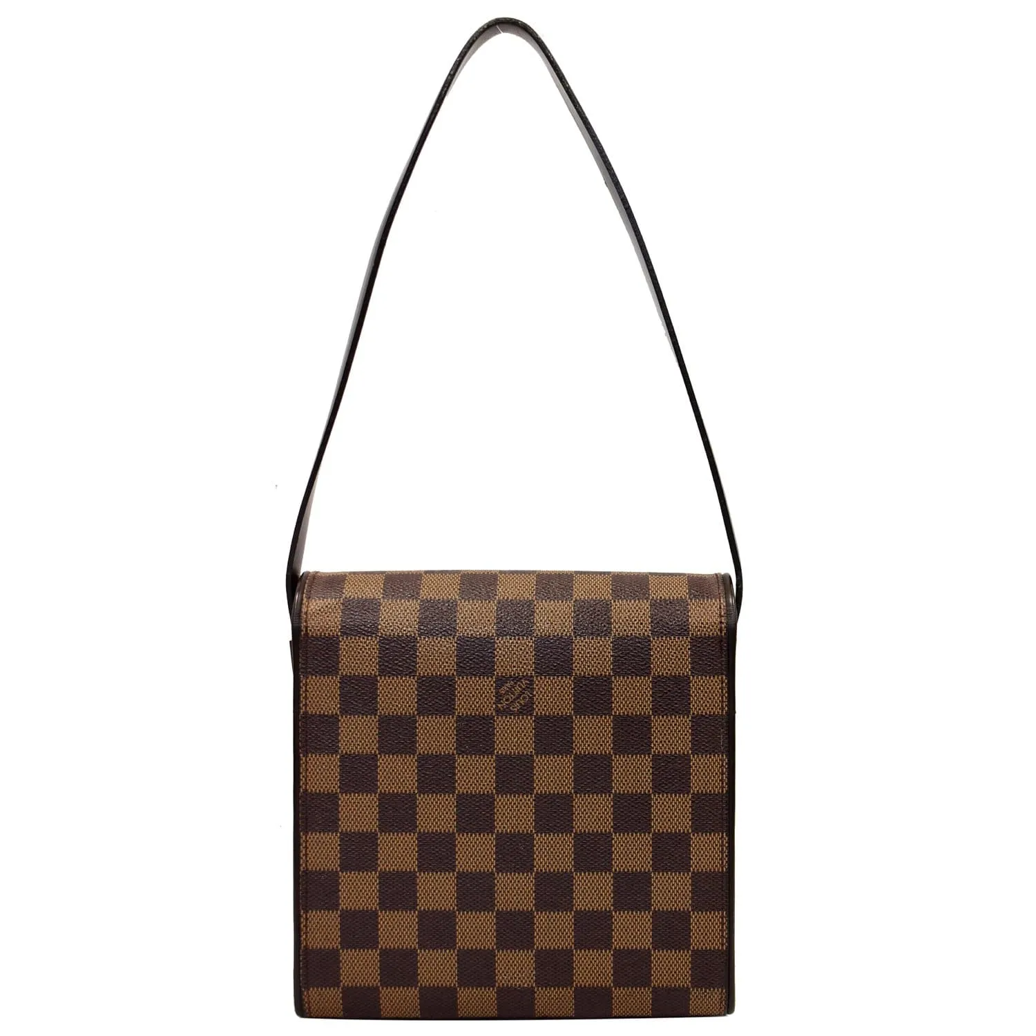 LOUIS VUITTON Tribeca Mini Damier Ebene Shoulder Bag Brown