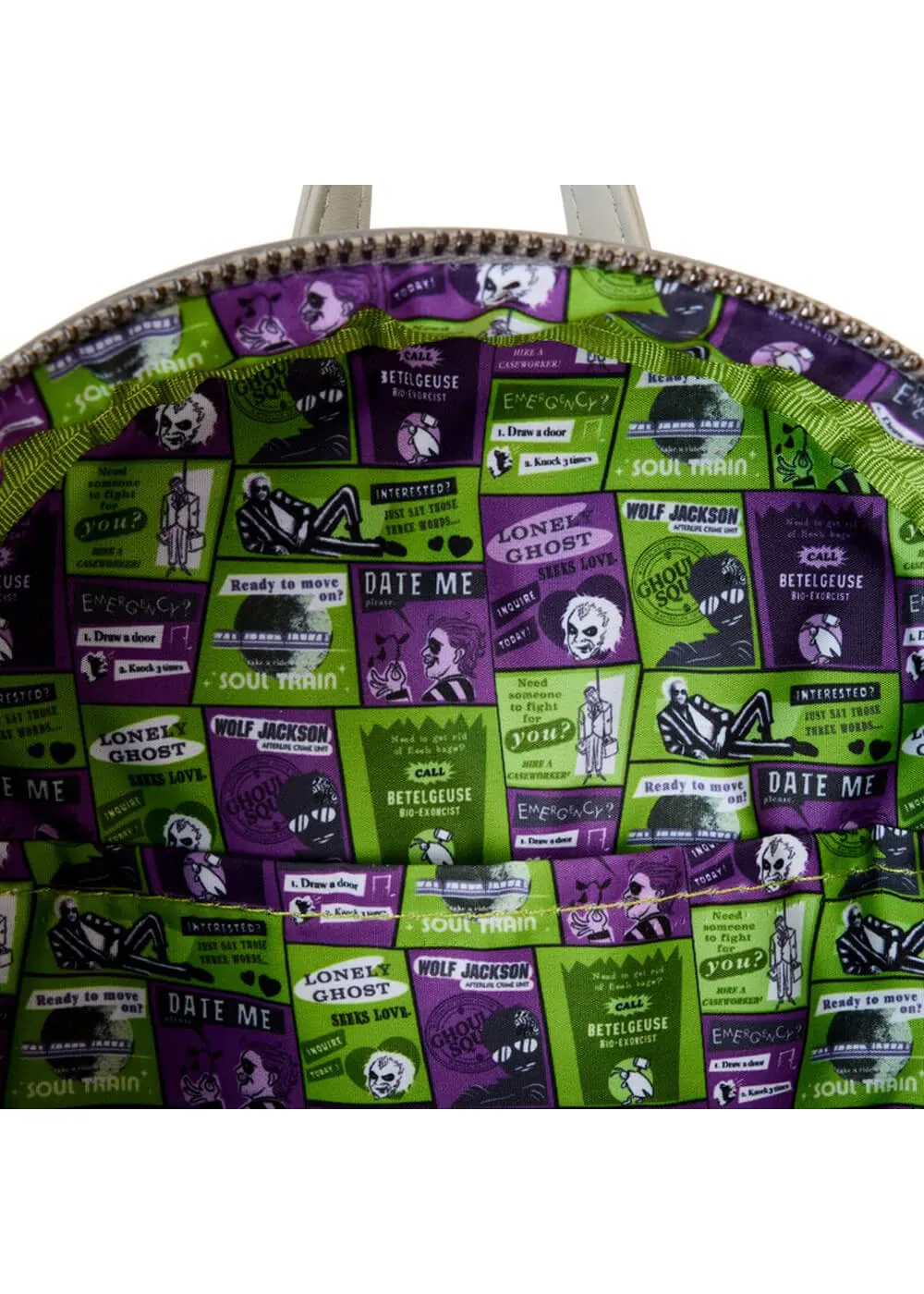 Loungefly Beetlejuice 2 Backpack Black