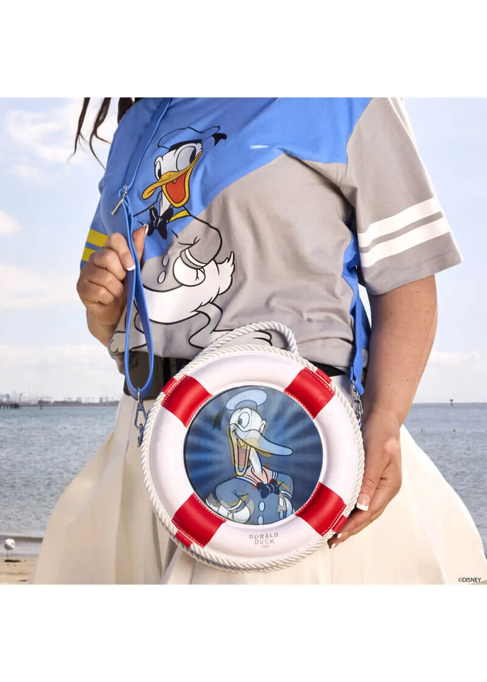 Loungefly Disney Donald Duck 90th Anniversary Crossbody Bag