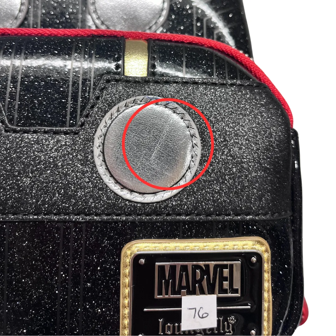 Loungefly Disney Marvel Thor Shine Cosplay Mini Backpack DEFECTIVE #76