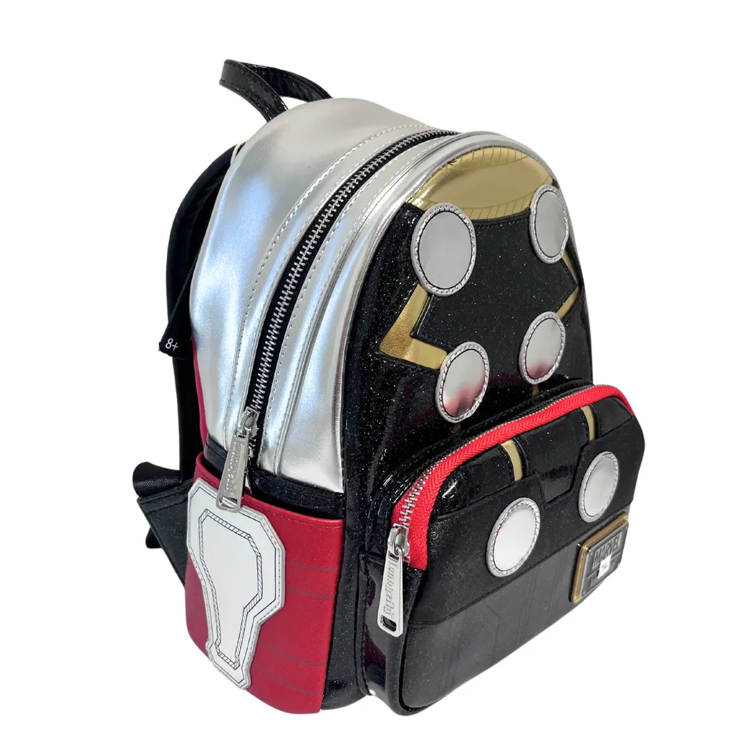 Loungefly Disney Marvel Thor Shine Cosplay Mini Backpack DEFECTIVE #76