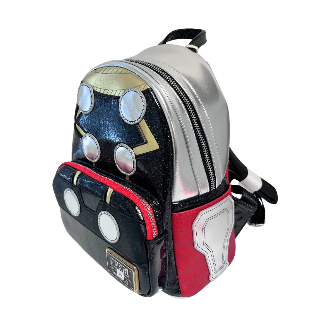 Loungefly Disney Marvel Thor Shine Cosplay Mini Backpack DEFECTIVE #76