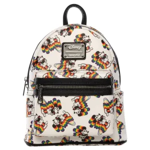 Loungefly Disney Mickey Mouse Rainbows Mini Backpack