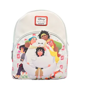 Loungefly Disney Pixar Big Hero 6 Group Mini Backpack DEFECTIVE #324