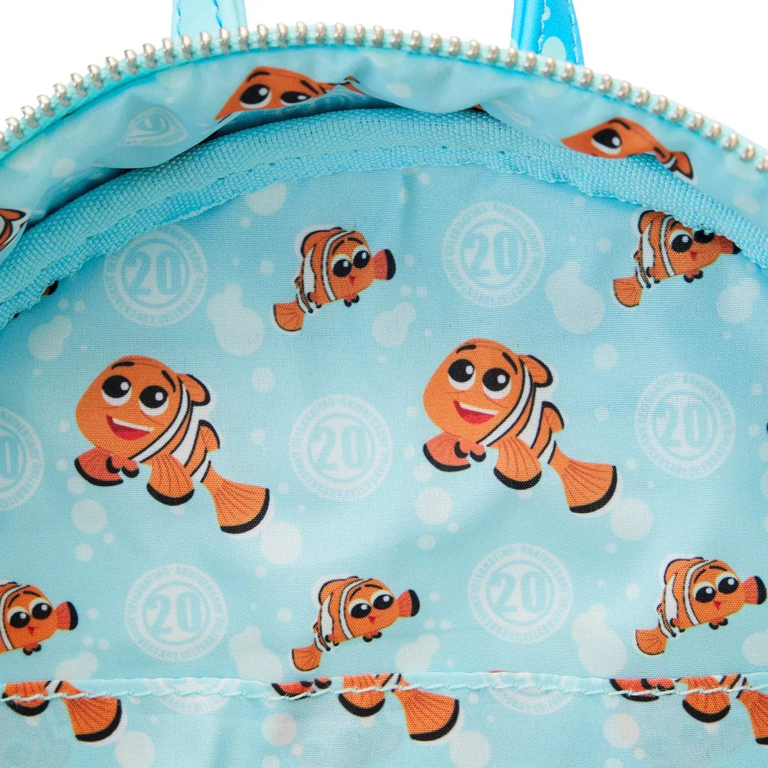 Loungefly Finding Nemo 20th Anniversary Bubble Pocket Mini Backpack