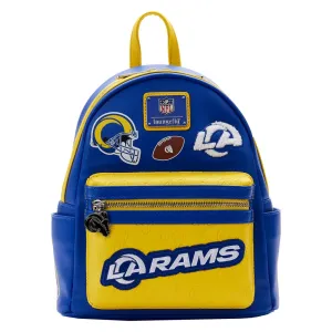 Loungefly NFL LA Rams Patches Mini Backpack