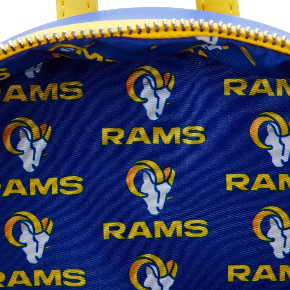 Loungefly NFL LA Rams Patches Mini Backpack