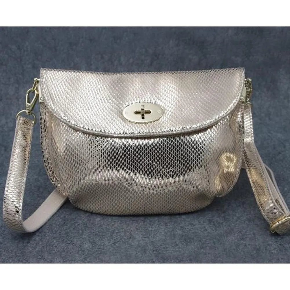 <bold>Crossbody / Shoulder Bag <br>Genuine-Leather