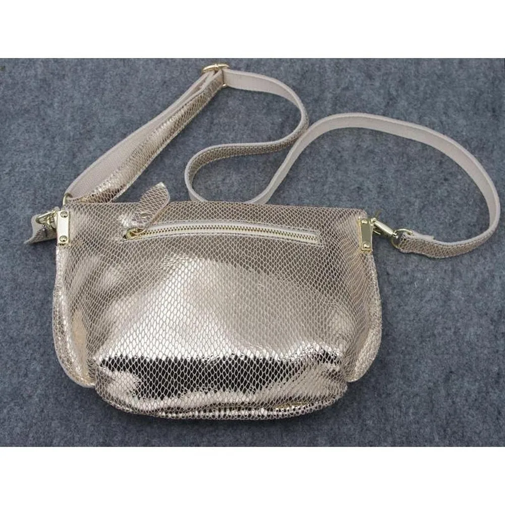 <bold>Crossbody / Shoulder Bag <br>Genuine-Leather