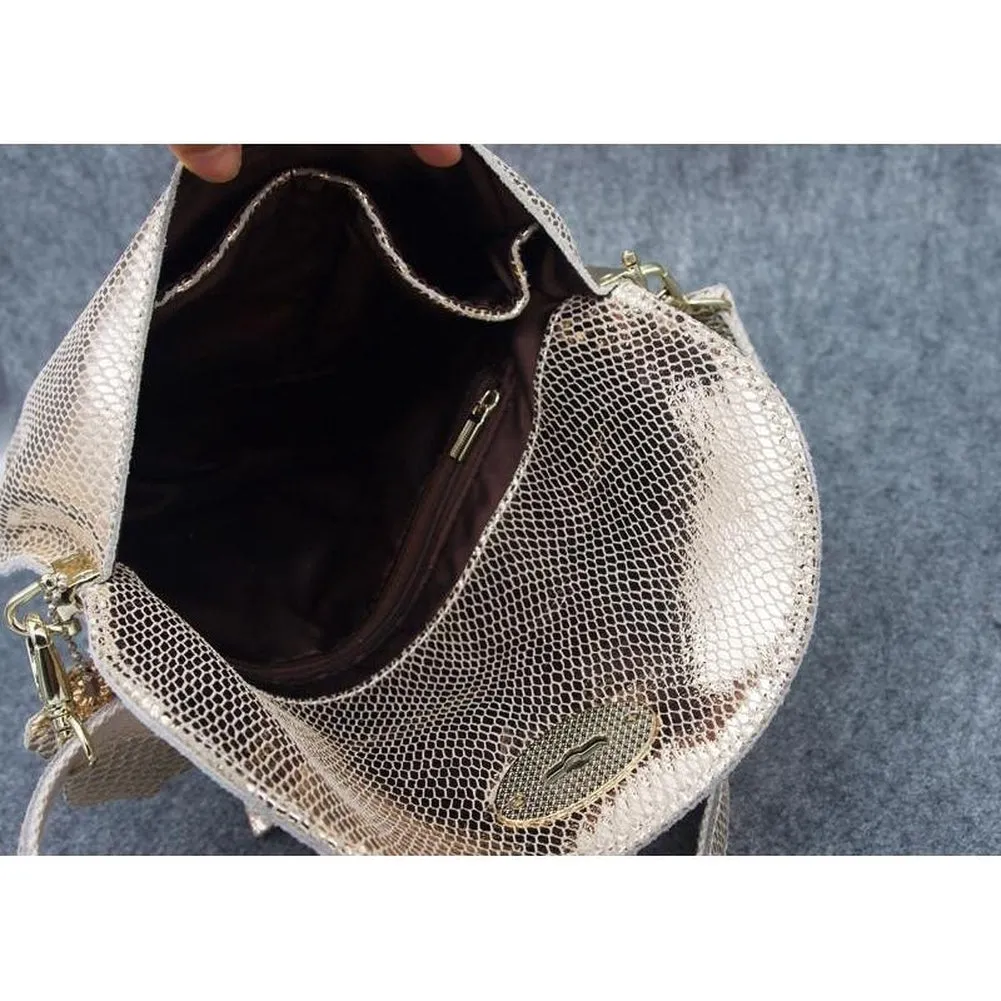 <bold>Crossbody / Shoulder Bag <br>Genuine-Leather