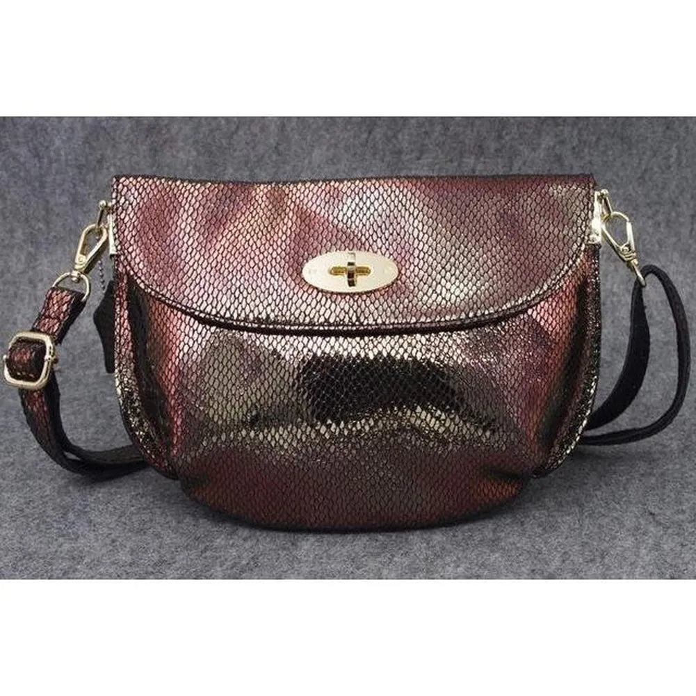<bold>Crossbody / Shoulder Bag <br>Genuine-Leather