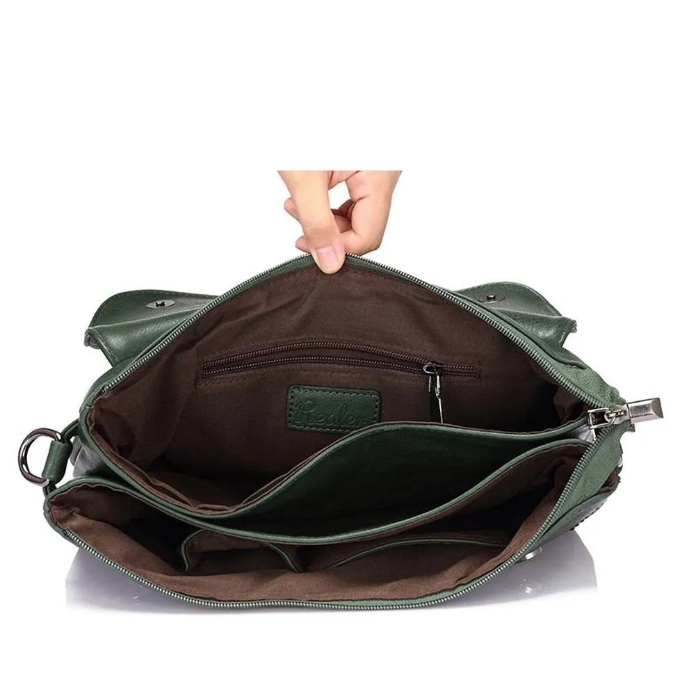 <bold>Crossbody / Shoulder Bag <br>Vegan-Leather