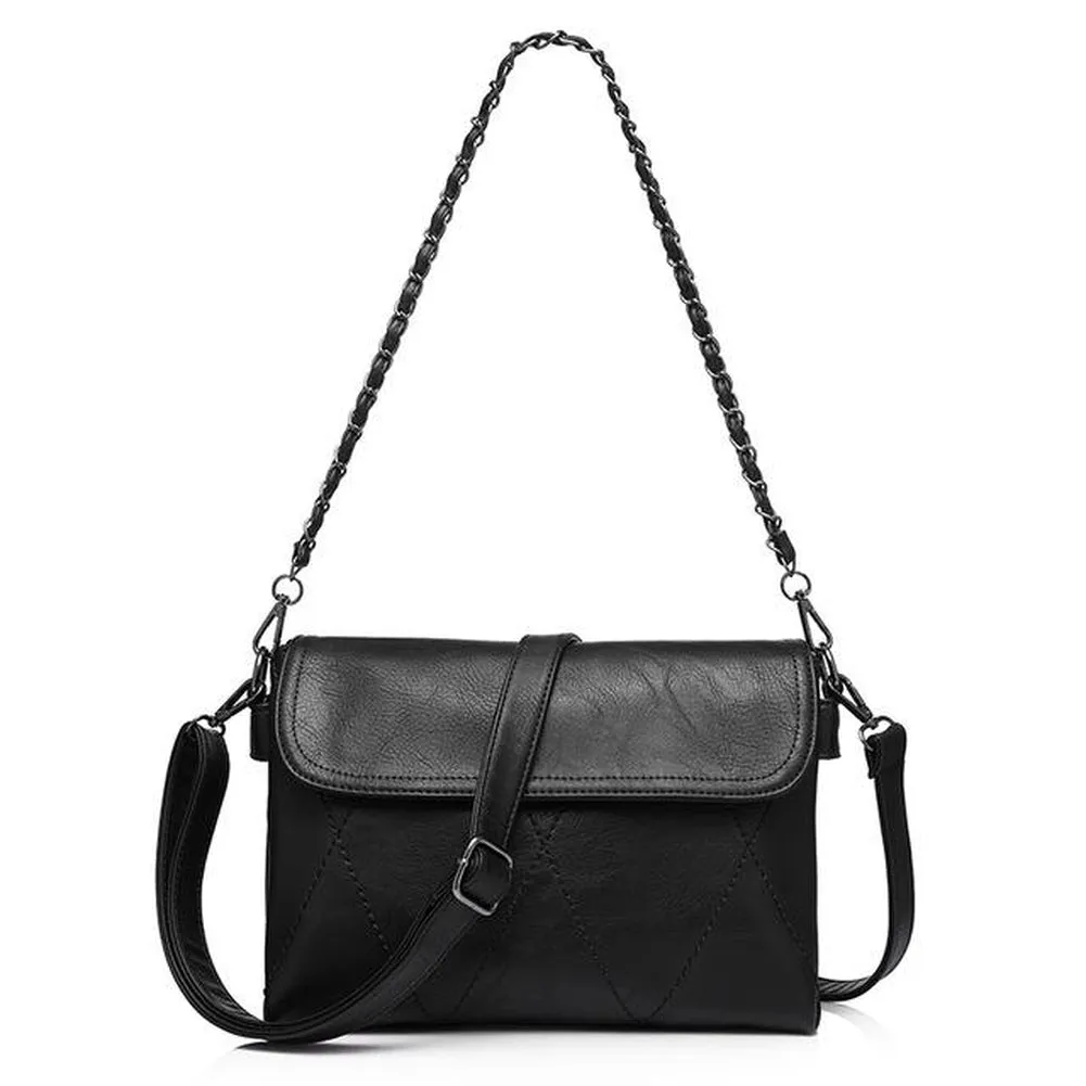 <bold>Crossbody / Shoulder Bag <br>Vegan-Leather