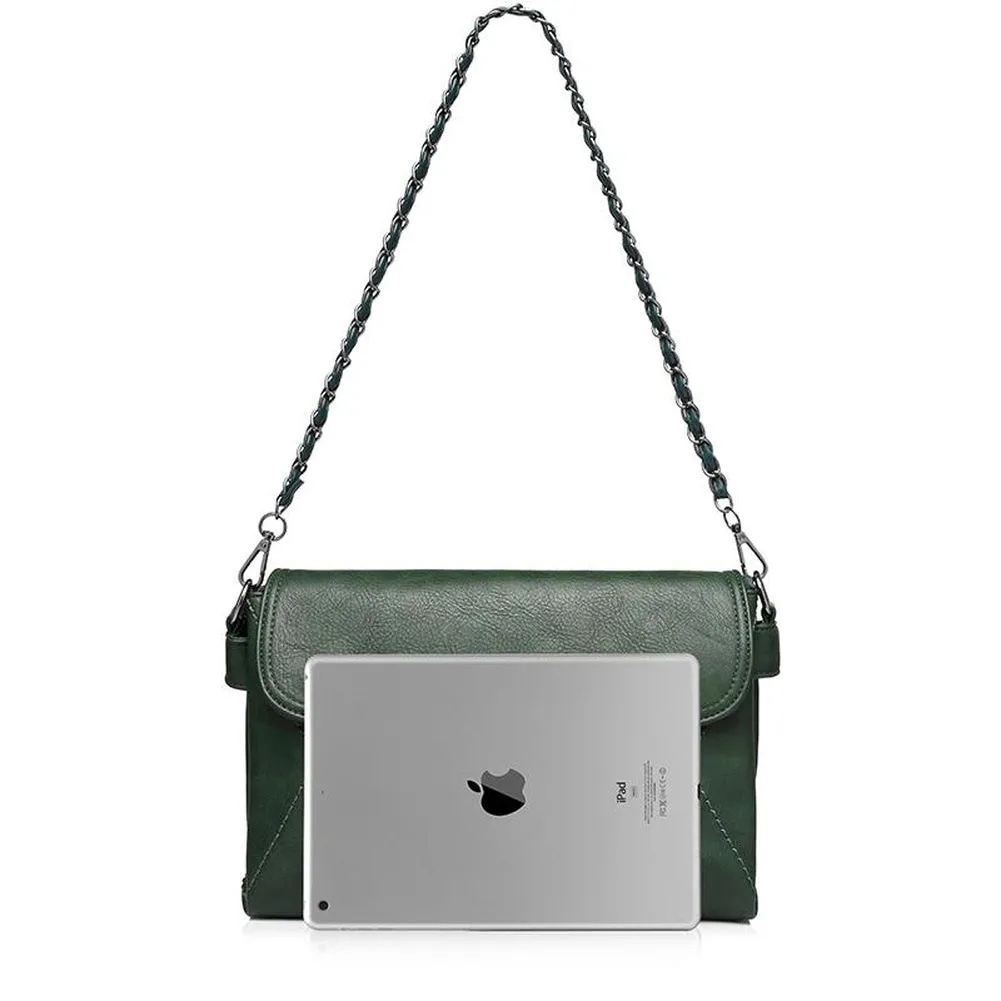 <bold>Crossbody / Shoulder Bag <br>Vegan-Leather