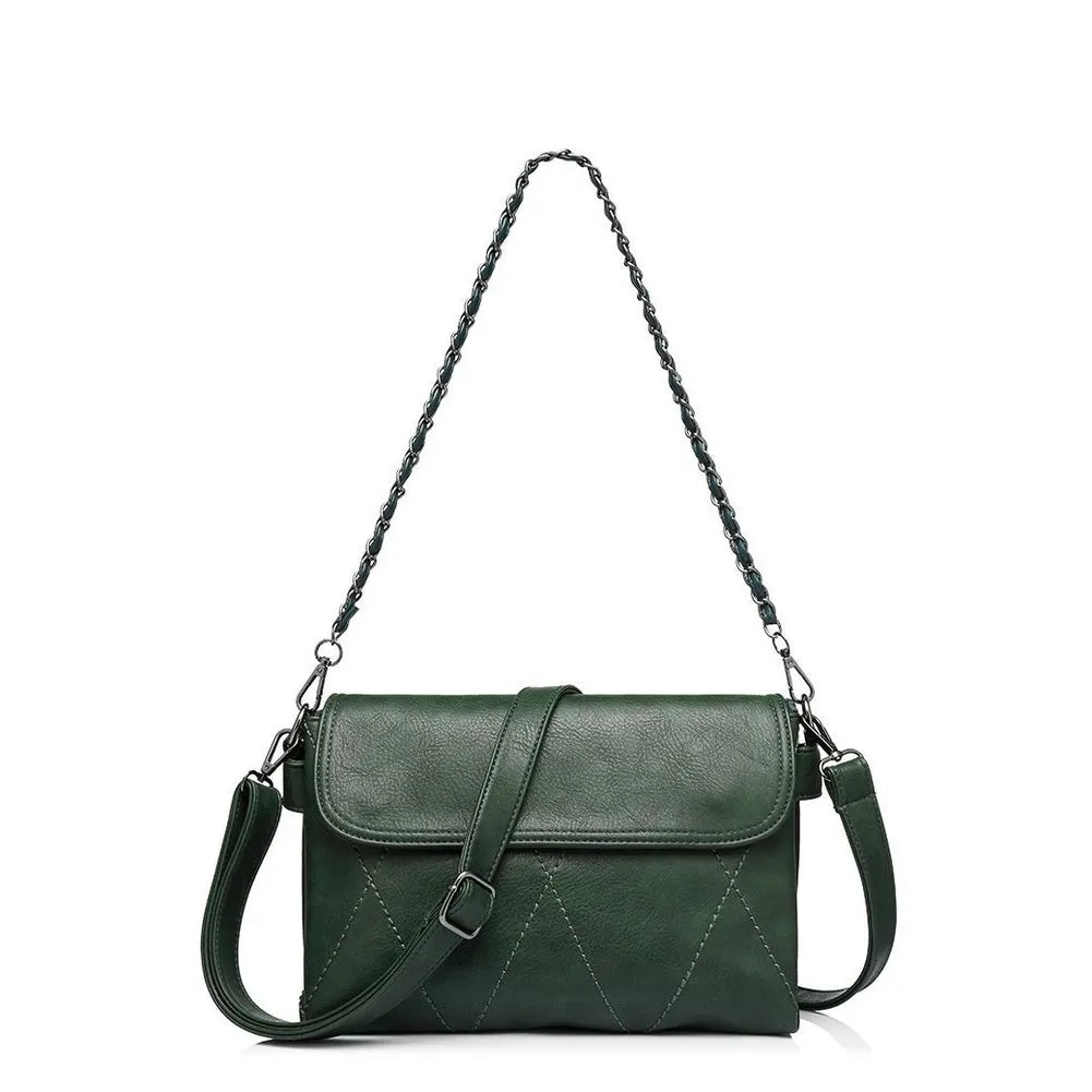 <bold>Crossbody / Shoulder Bag <br>Vegan-Leather