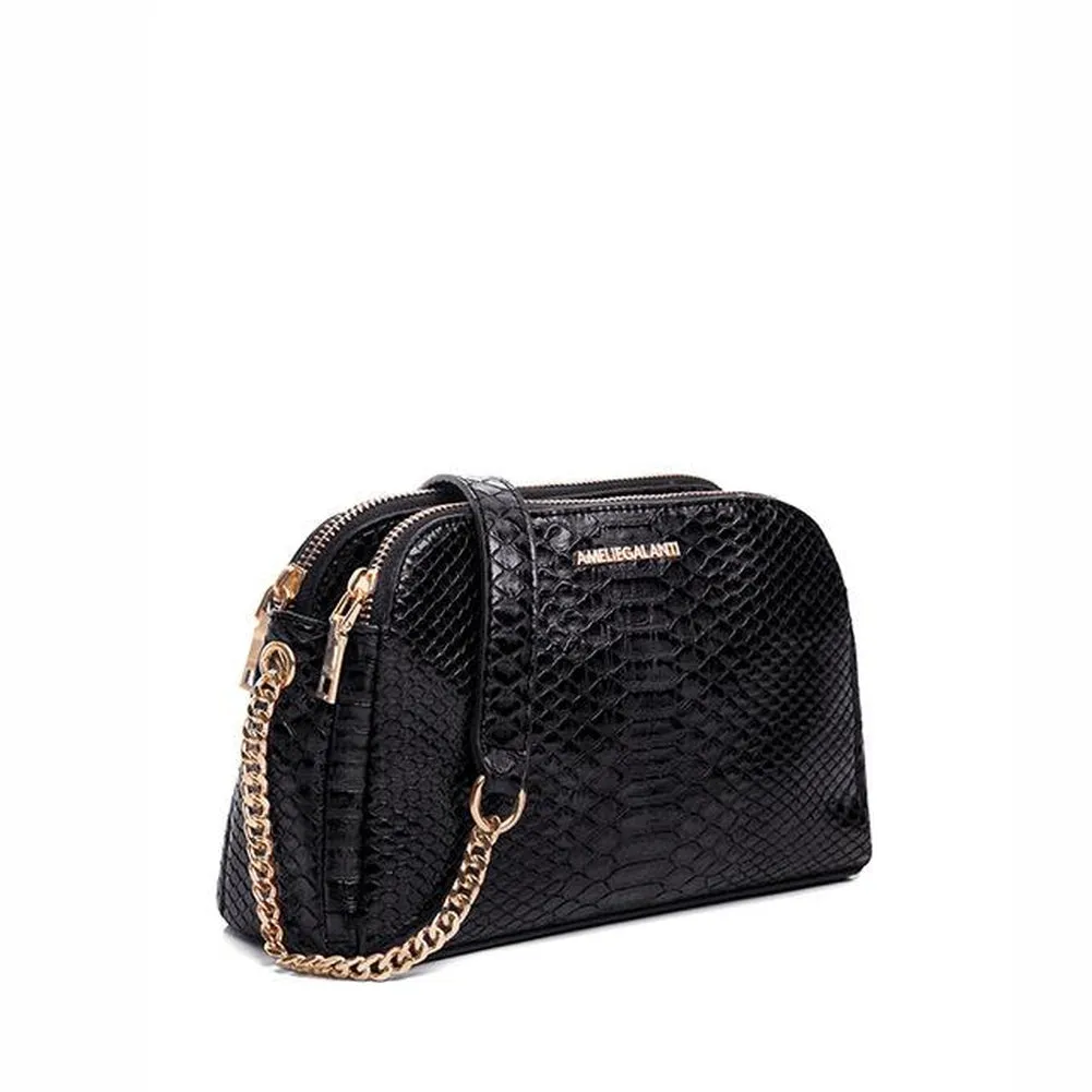 <bold>Crossbody  / Shoulder Bag  <br>Vegan-Leather