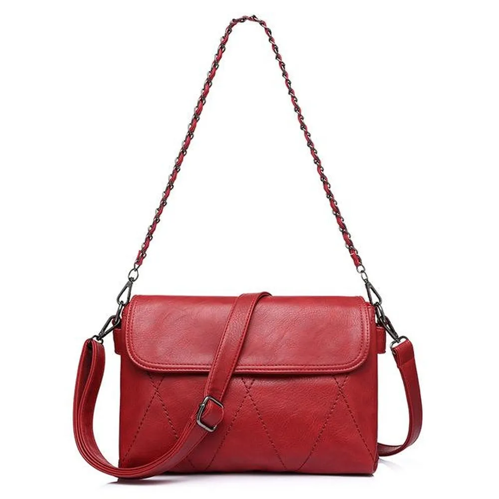<bold>Crossbody / Shoulder Bag <br>Vegan-Leather