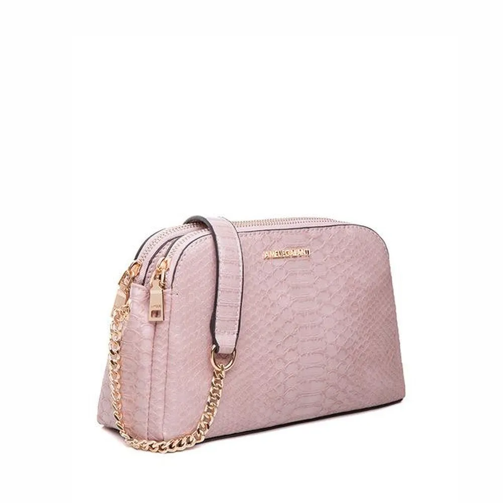 <bold>Crossbody  / Shoulder Bag  <br>Vegan-Leather
