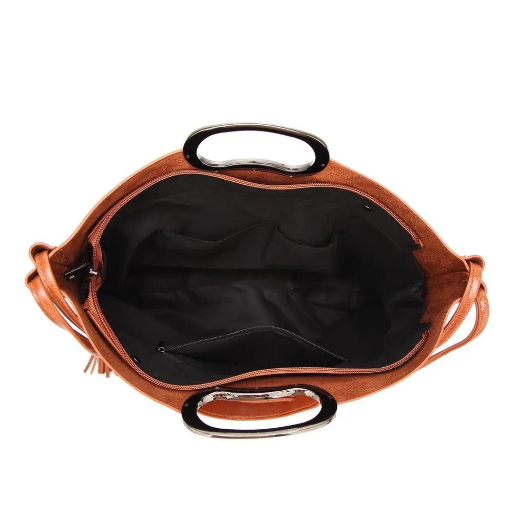 <bold>Messenger & Tote Bag Set  <br>Vegan-Leather