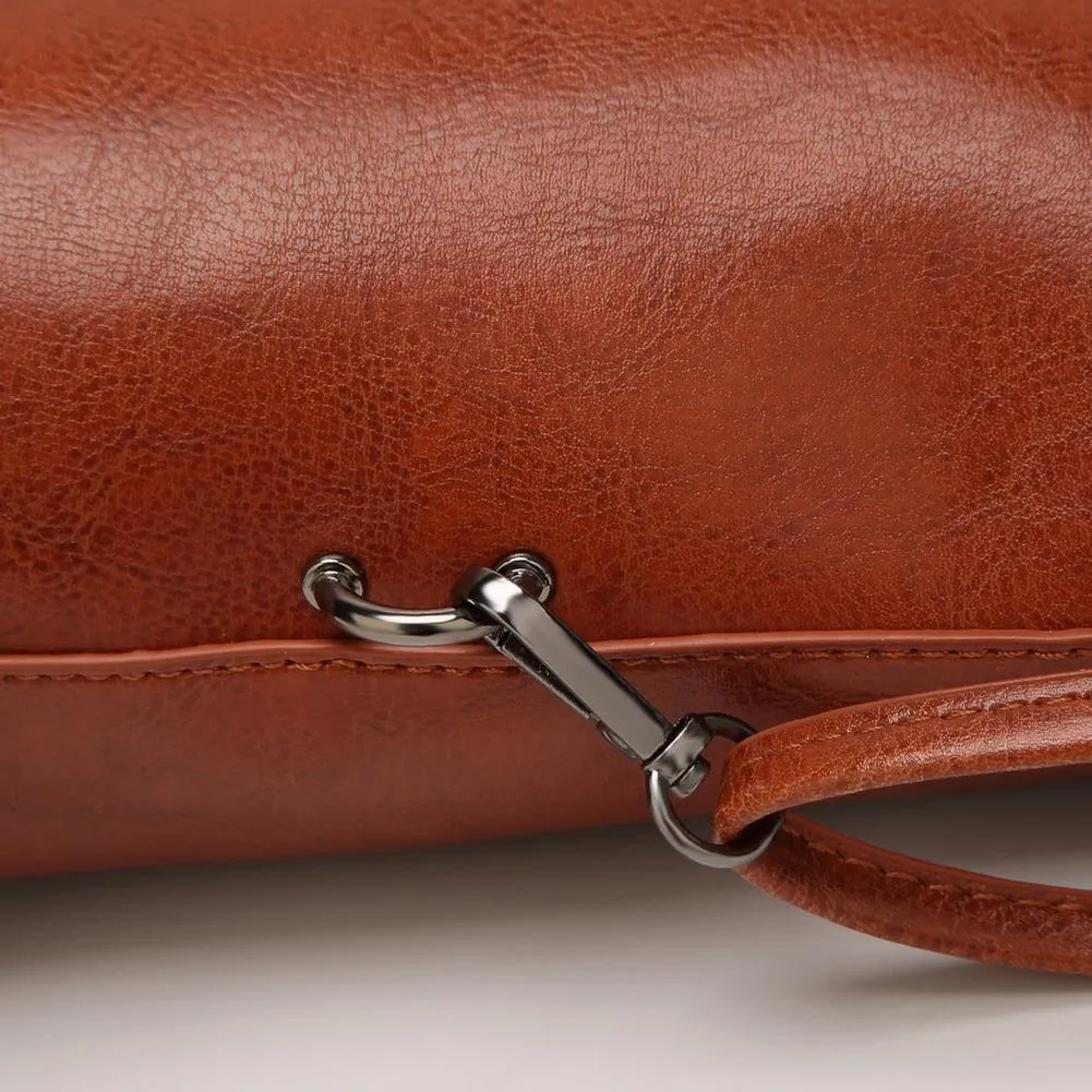 <bold>Messenger & Tote Bag Set  <br>Vegan-Leather