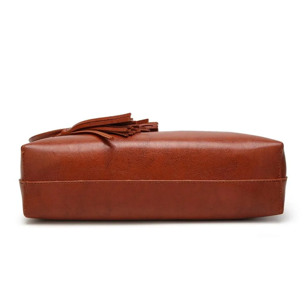 <bold>Messenger & Tote Bag Set  <br>Vegan-Leather