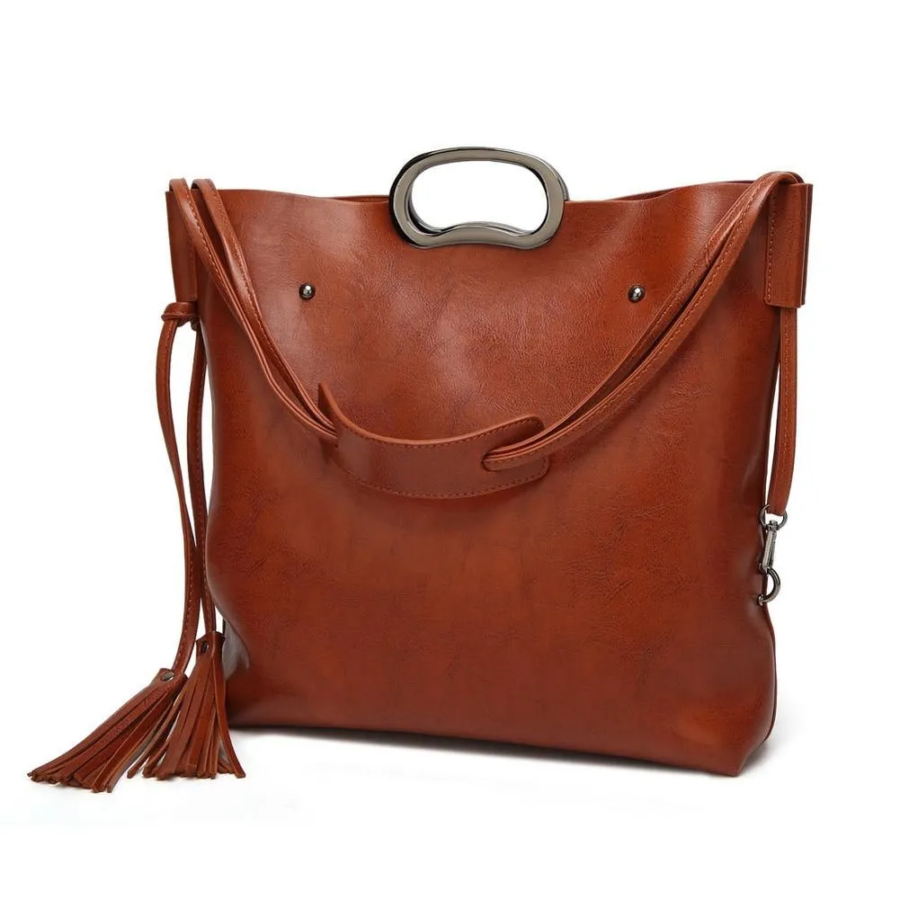 <bold>Messenger & Tote Bag Set  <br>Vegan-Leather