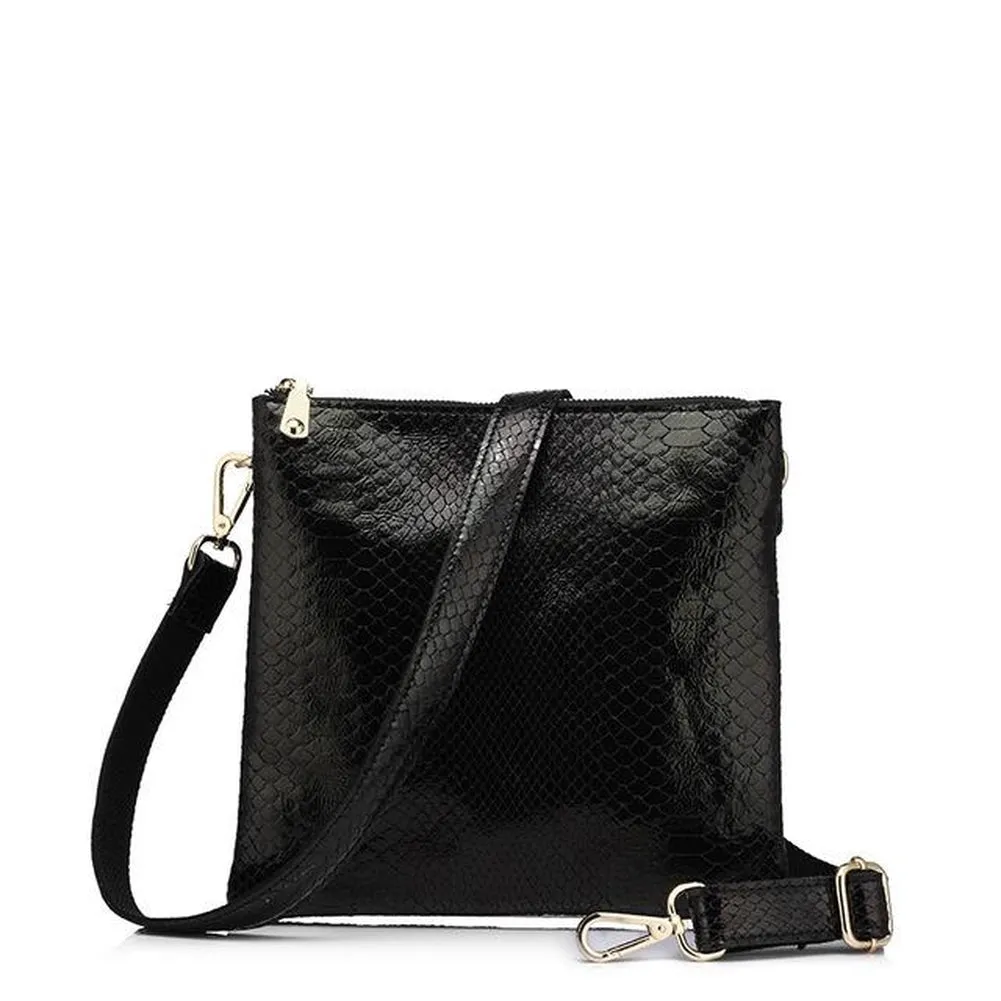 <bold>Messenger / Crossbody Bag <br>Genuine-Leather