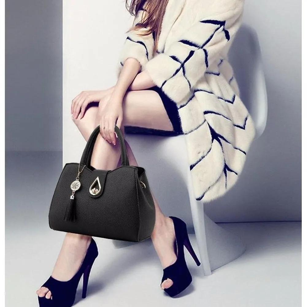 <bold>Top-Handle / Shoulder Bag <br>Vegan-Leather
