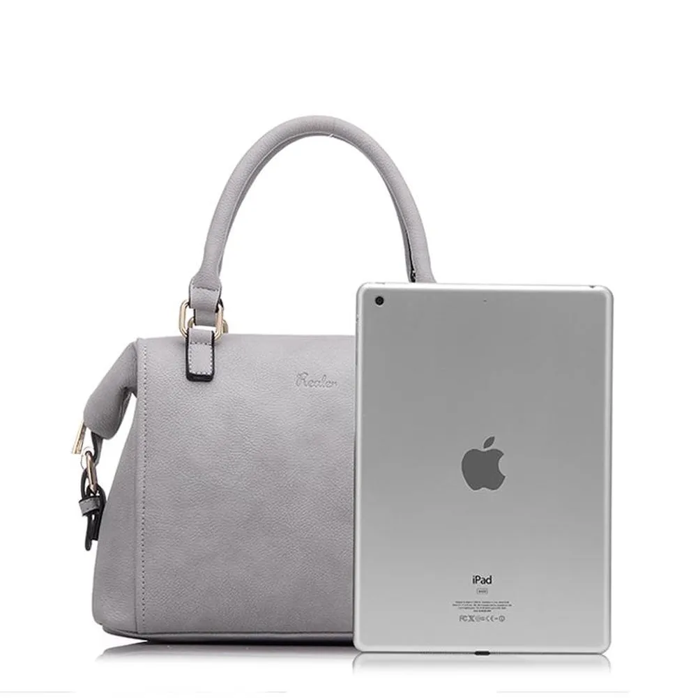 <bold>Tote & Crossbody Bag Set <br>Vegan-Leather