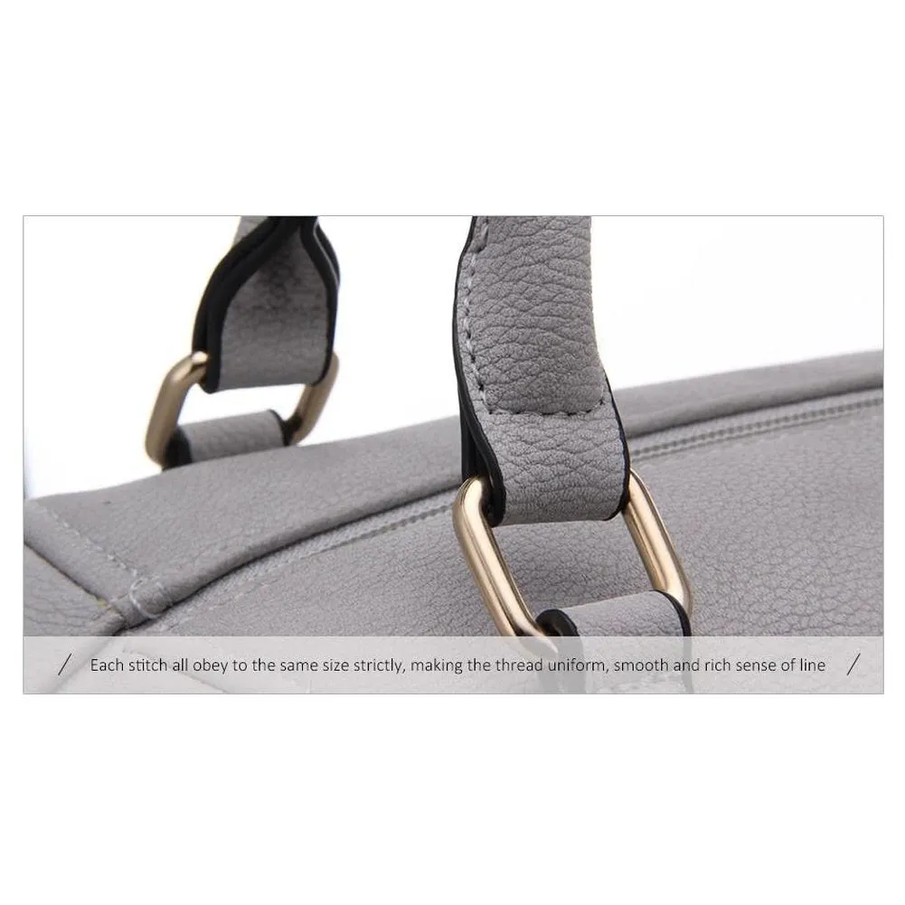 <bold>Tote & Crossbody Bag Set <br>Vegan-Leather