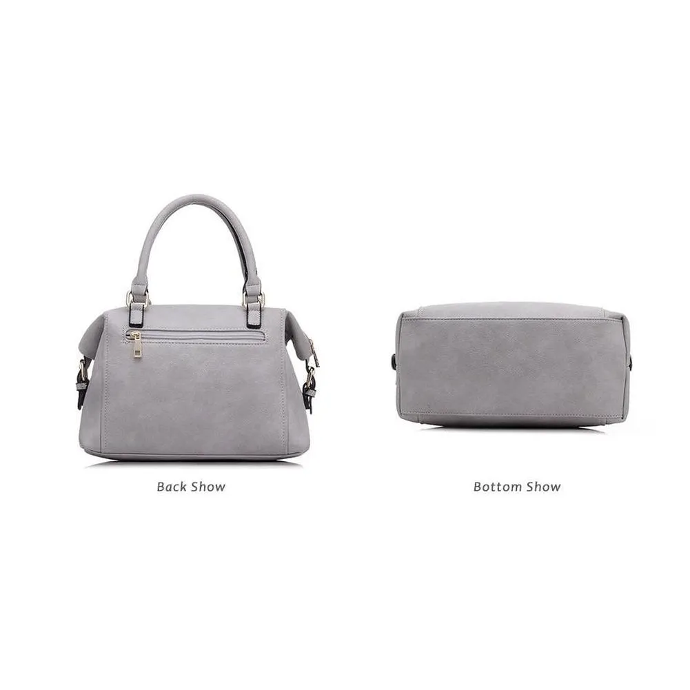 <bold>Tote & Crossbody Bag Set <br>Vegan-Leather