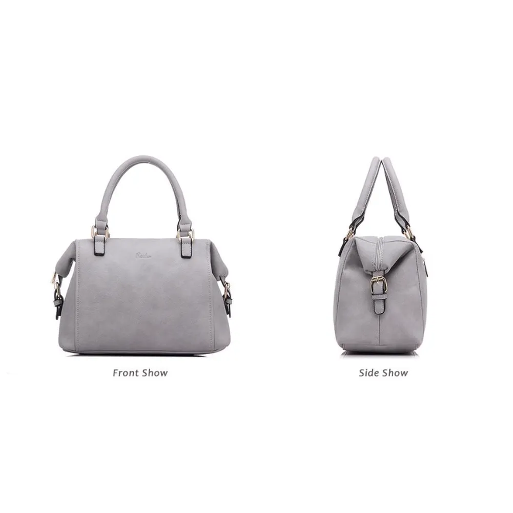 <bold>Tote & Crossbody Bag Set <br>Vegan-Leather