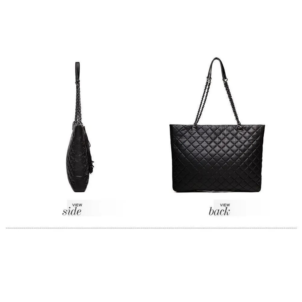 <bold>Tote Crossbody Bag & Purse Set <br>Vegan-Leather