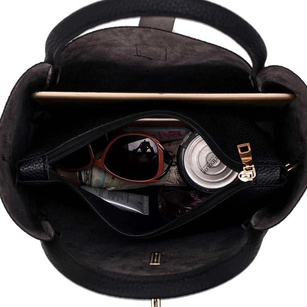 <bold>Tote / Crossbody Bag <br>Vegan-Leather