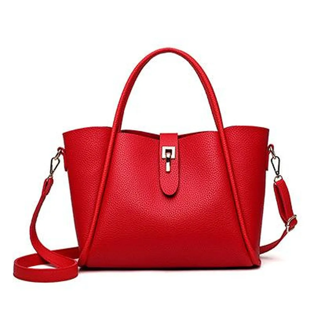 <bold>Tote / Crossbody Bag <br>Vegan-Leather