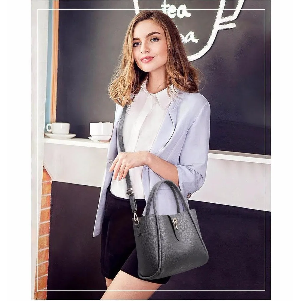 <bold>Tote / Crossbody Bag <br>Vegan-Leather